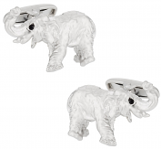 Silver Elephant Cufflinks | Canada Cufflinks